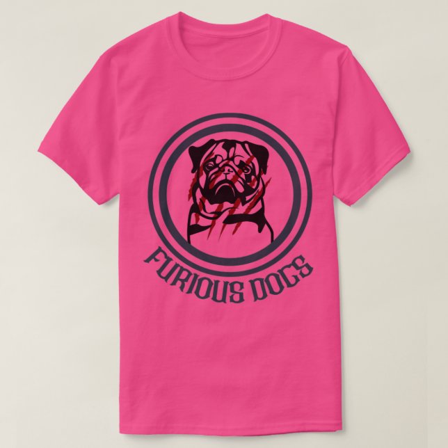 Camiseta cães furiosos (Frente do Design)