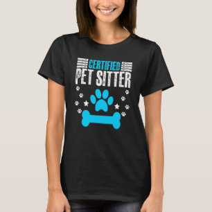 Camiseta Cães, Gatos Sentados Humor Para Os Pet S Certifica