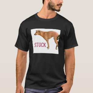Camiseta Cães grudados juntos Frase engraçada de casal Cita