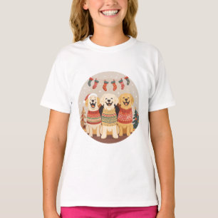 Camiseta Cães Labrador Retriever de Natal