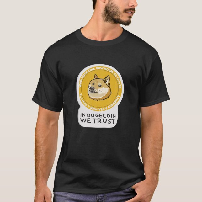 Camiseta Cães Leopardo Dogecoina Muscular Memória Criptomoe (Frente)