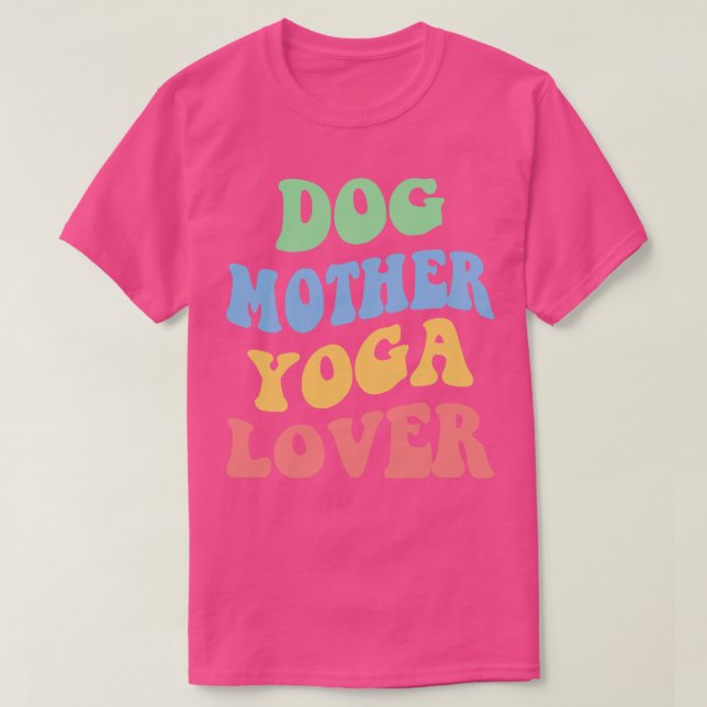 Camiseta Cães Mãe Yoga Lover IV (Frente do Design)