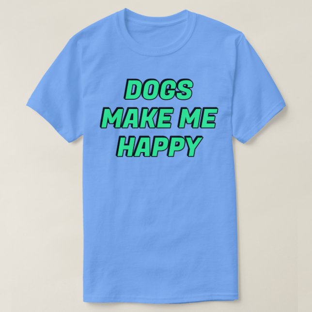 Camiseta Cães me fazem feliz2 (Frente do Design)