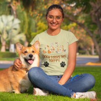 Cães Me Fazem Feliz Amante de Animais Casual