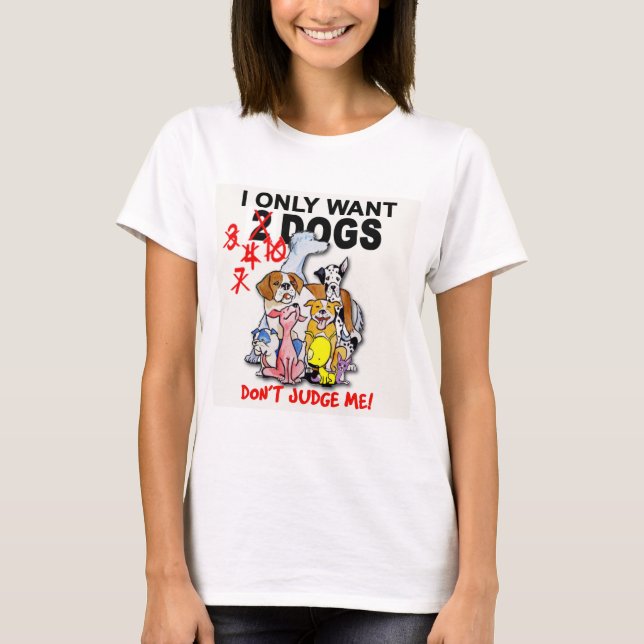 Camiseta CÃES: não me julgue! t-shirt (Frente)