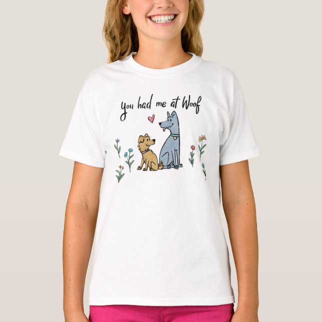 Camiseta Cães no Jardim III | Você Me Teve No Meio (Frente)