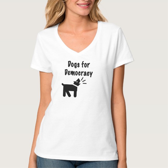 Camiseta Cães para a Democracia (Frente)