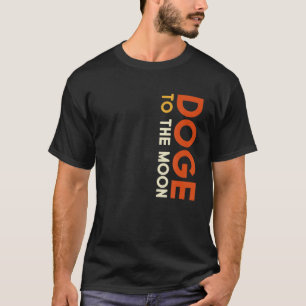 Camiseta Cães Para A Lua Engraçada Idea Meme HODL Dogecoi