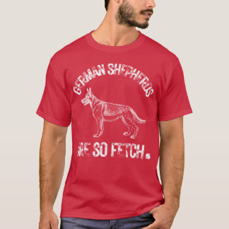 Camiseta Cães Pastor Alemão de Estimação São tão Obedientes
