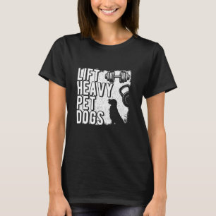 Camiseta CÃES PESADOS DE PETROLOGRAFIA Elevadores de peso C