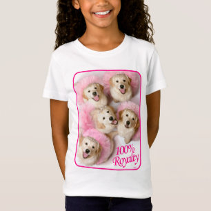 Camiseta Cães Princesas em Tiaras