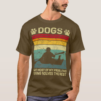 Camiseta Cães Resolvem A Maioria Dos Meus Problemas Kayakin