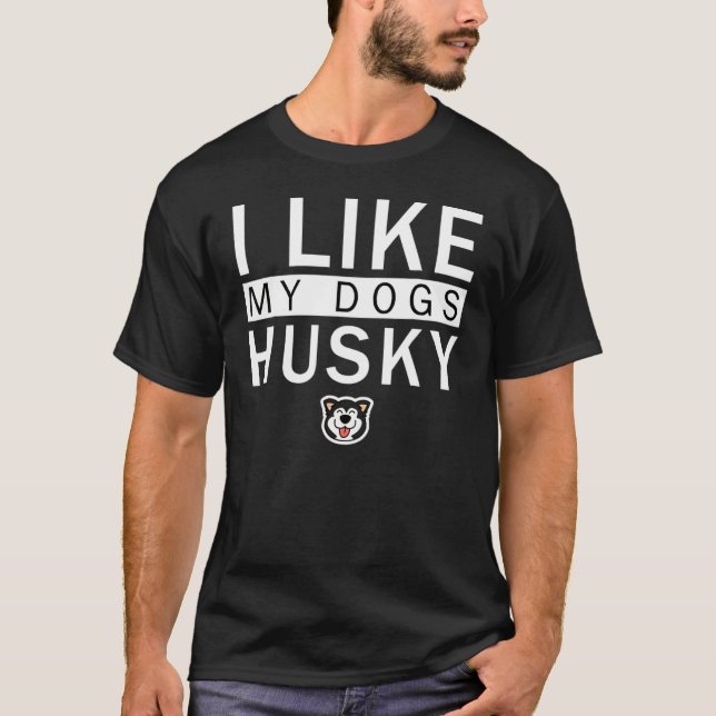 Camiseta Cães Rouco Siberian Husky (Frente)