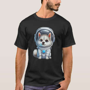 Camiseta Cães Roucos Astronautas Astronomia Espacial