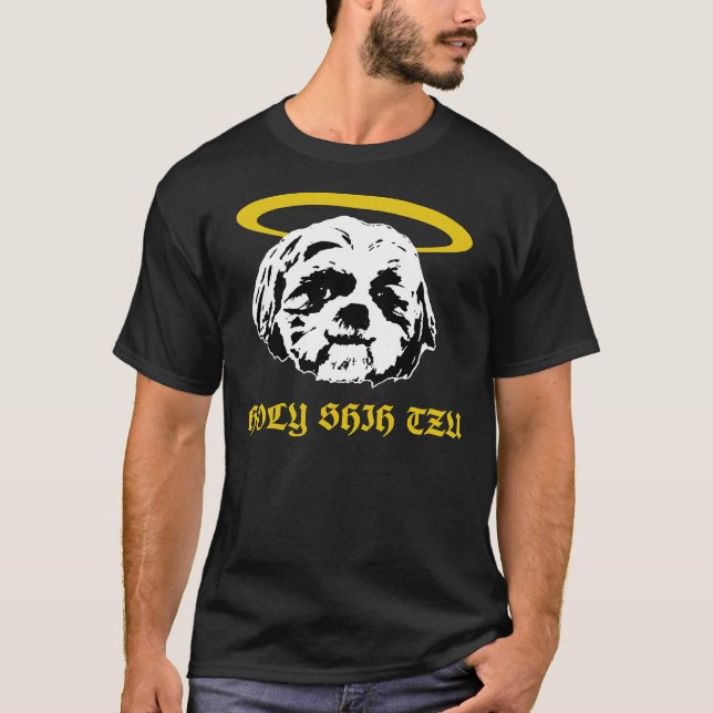 Camiseta Cães Sagrados Shih Tzu (Frente)
