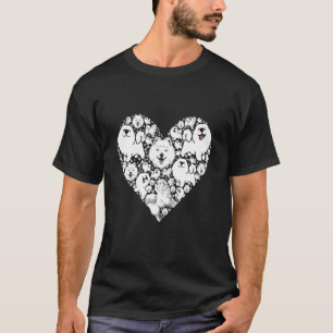 Camiseta Cães Samoyed Dog