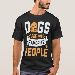 Camiseta Cães são meu povo favorito Golden Retriever  Dizen