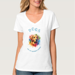 Camiseta Cães São Minhas Pessoas Favoritas