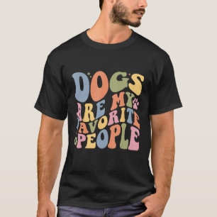 Camiseta Cães São Minhas Pessoas Favoritas Homens Crianças