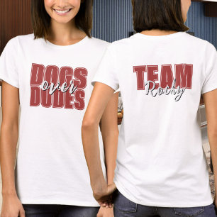 Camiseta Cães Sobre Dudos Nome Personalizável