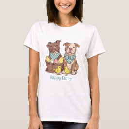 Camiseta Cães Touro-felz pascoa