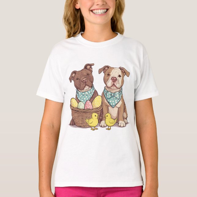 Camiseta Cães Touro-páscoa (Frente)