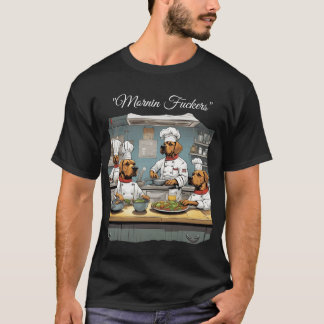 Camiseta Cães trabalhadores de restaurante Mornin F****** e