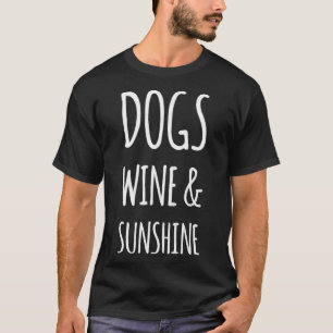 Camiseta Cães Vinho e Lâmpada Sol