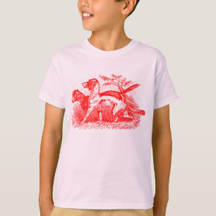 Camiseta Cães Vintage