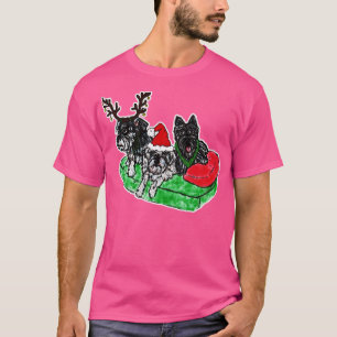 Camiseta Cães Xmas