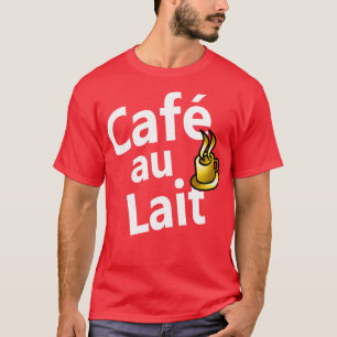 Camiseta Caf au Lait Francês para café com leite 2