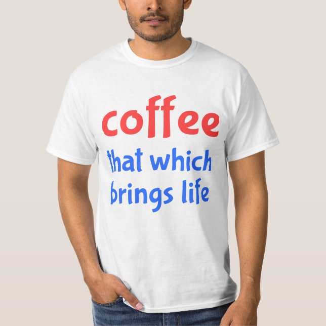 Camiseta Café  (Frente)