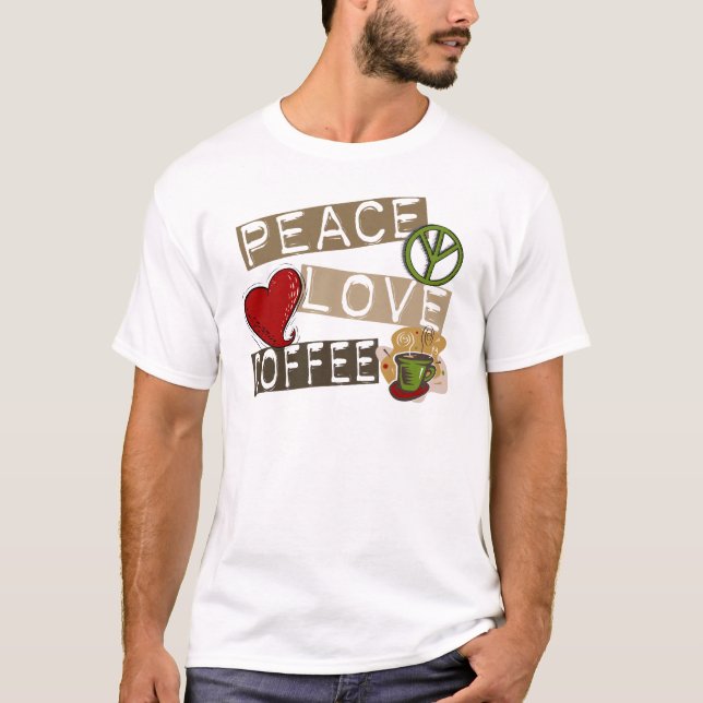 CAMISETA CAFÉ 2 DO AMOR DA PAZ (Frente)