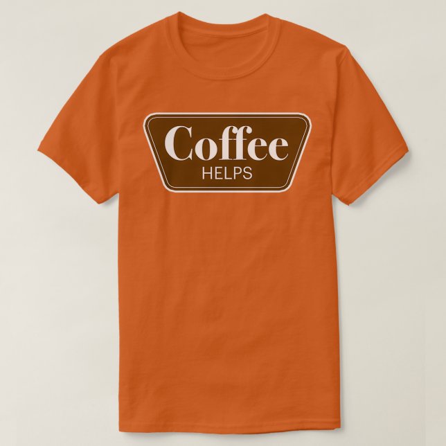 Camiseta Café ajuda a paródia a ter graça (Frente do Design)