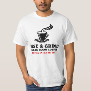 Camiseta Café Amargo Extra para Funcionários Desonrados