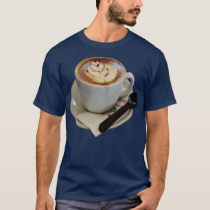 Camiseta Café Americano com Tulip Design e Chocolate S