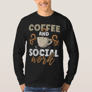 Camiseta Café Amplia Trabalho Social Trabalhador Serviço Pú
