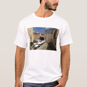 Camiseta Café ao ar livre, Place de l'Eveche, Grasse,