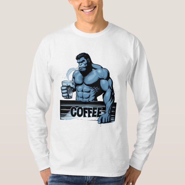 Camiseta Café Ape Long Sleeve Sweshirt (Frente)