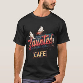Camiseta Café Assombrado Cute Ghost Halloween
