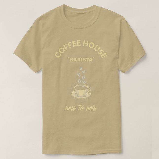 CAMISETA CAFÉ BARISTA (Frente do Design)
