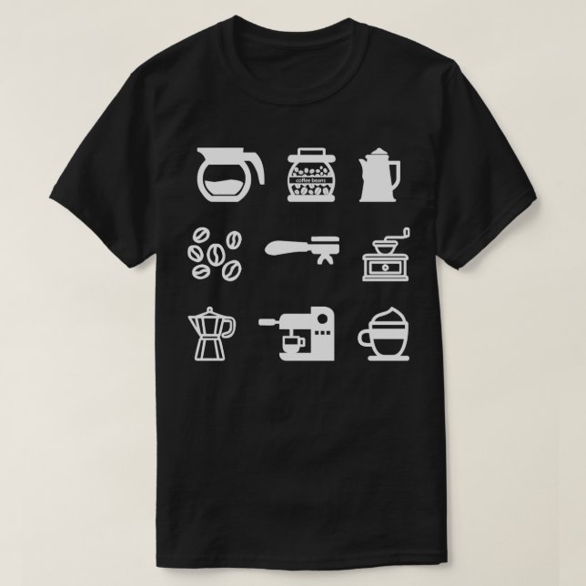 Camiseta Café Barista 4 (Frente do Design)
