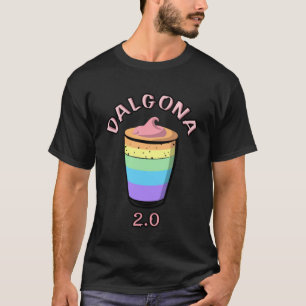 Camiseta Café Bean Barista Beba Homens Criança Dalgona