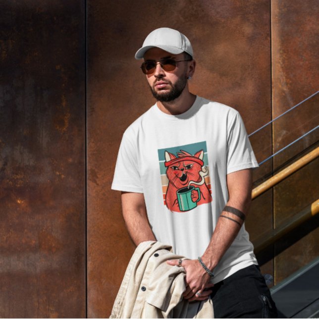 Camiseta Café Bebendo (Criador carregado)