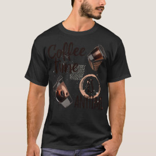 Camiseta Café bebendo natal