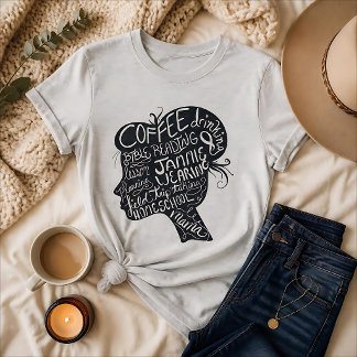 Camiseta Café, Bíblia, Quadro Negro de Mãe que Ensina em Ca