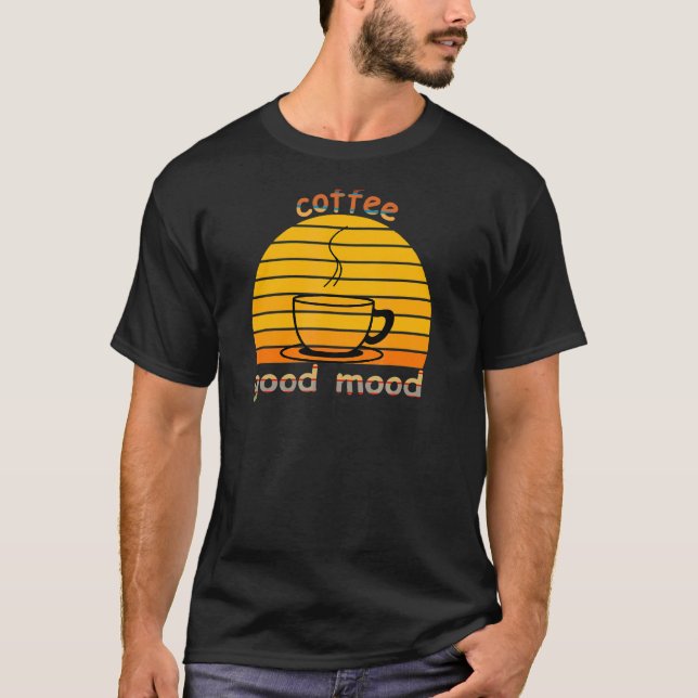 Camiseta Café Bom Humor Para Bebidas De Café (Frente)