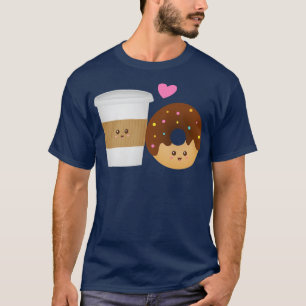 Camiseta Café Bonito E Rosquinha Perfeito Juntos