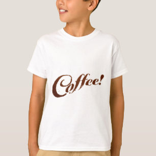 Camiseta Café Café - Crianças T-Shirt