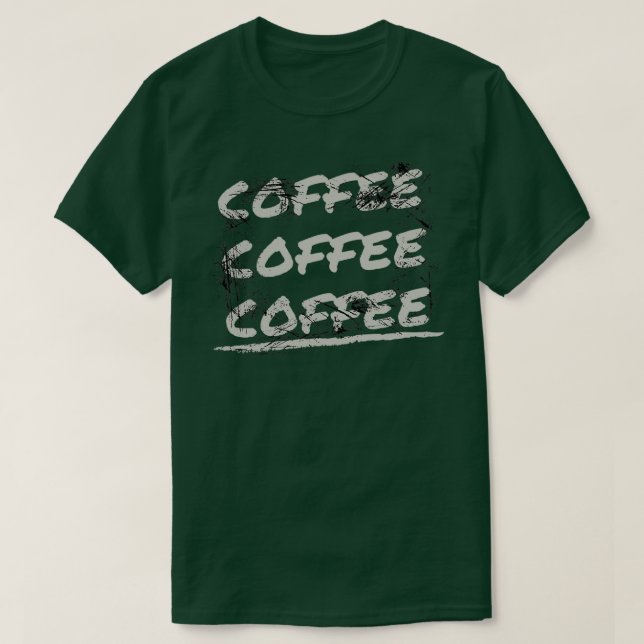 Camiseta Café Café design de café (Frente do Design)